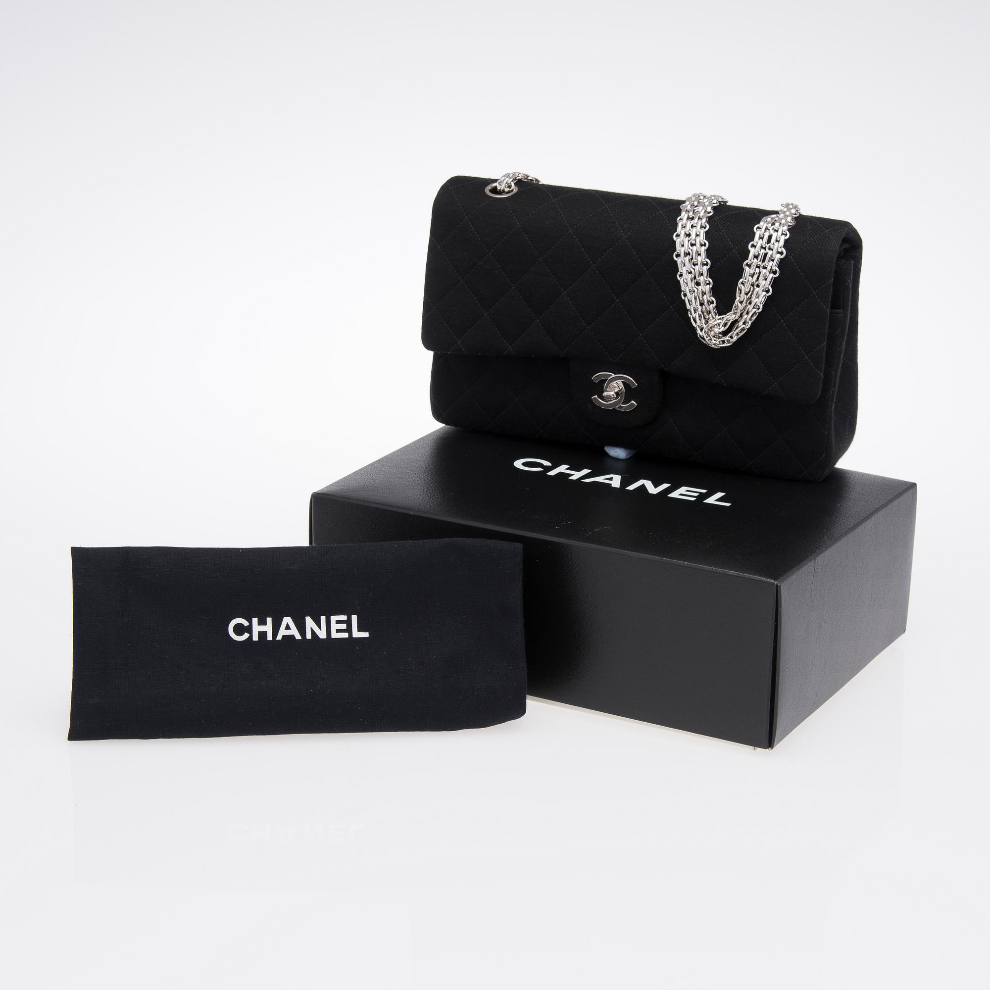 CHANEL, "Jersey Double Flap Bag 2.55", VÄSKA.