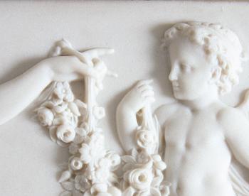 VÄGGRELIEF, kopia efter äldre förlaga.