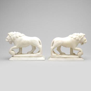 PARTI ALABASTER, 3 st, 1800/1900-tal.