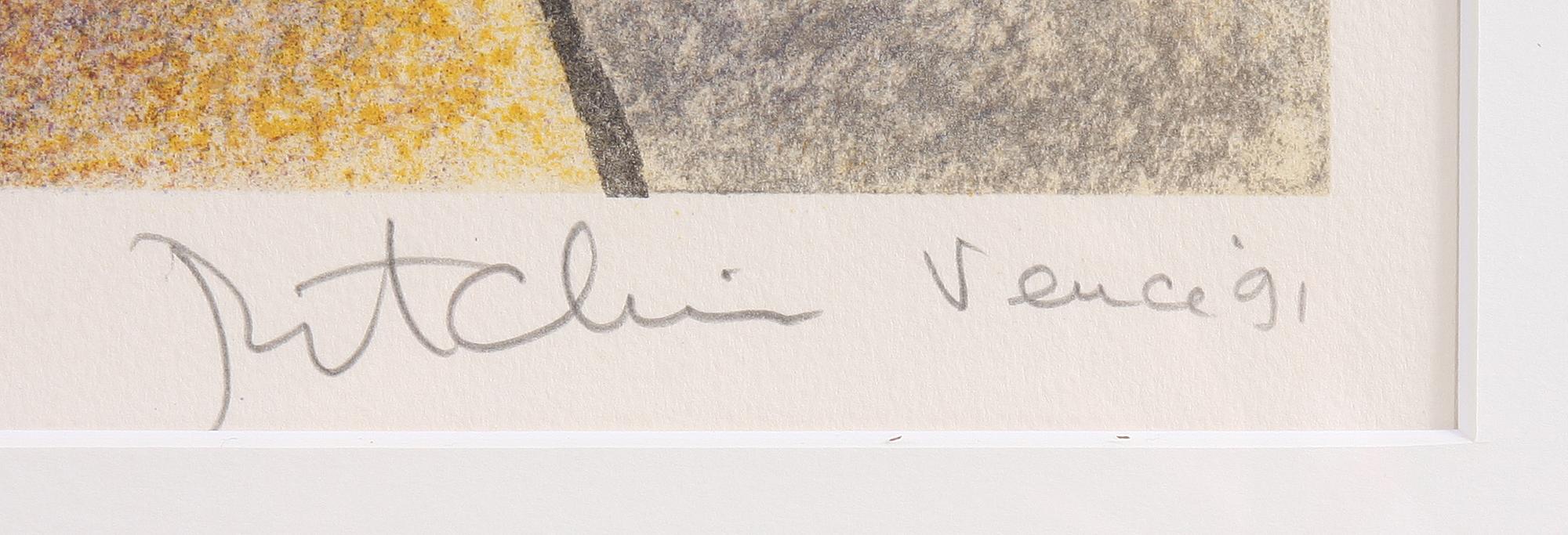 James Edward RITCHIE, (Jim Ritchie), färglitografi, sign, dat -91 samt nr 9/200.