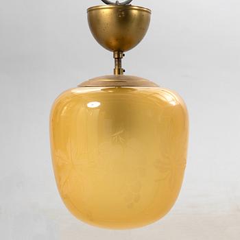 Ceiling lamp, 1940s.