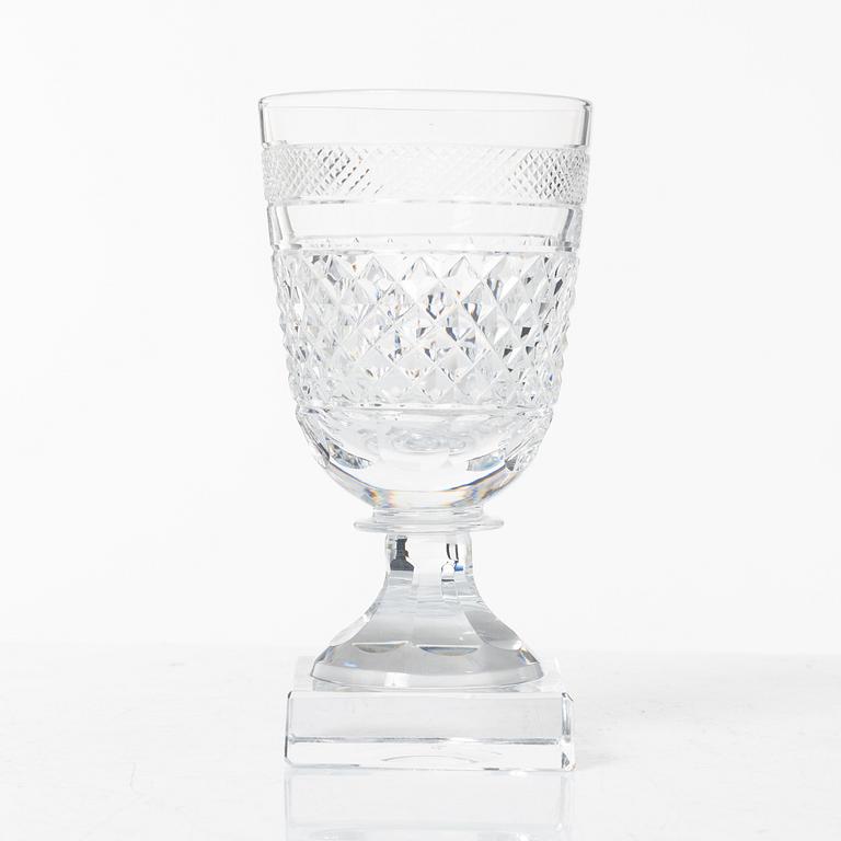 Elis Bergh, glasservis, 107 delar, "Kent", Kosta Boda.