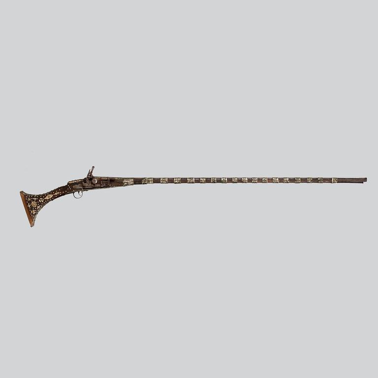 a 19/20th century musket, probably from north africa.