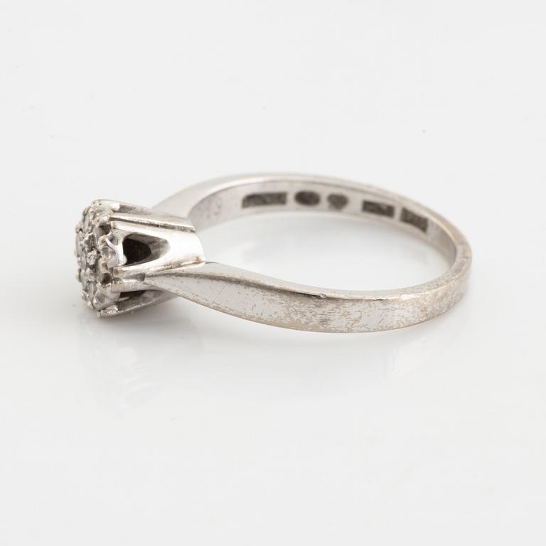 Eight cut diamond ring.
