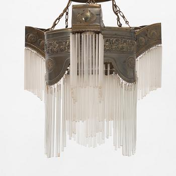 Ceiling lamp, Art Nouveau, early 20th century.