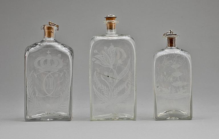 BRÄNNVINSCHATULL, 1800-talets början.