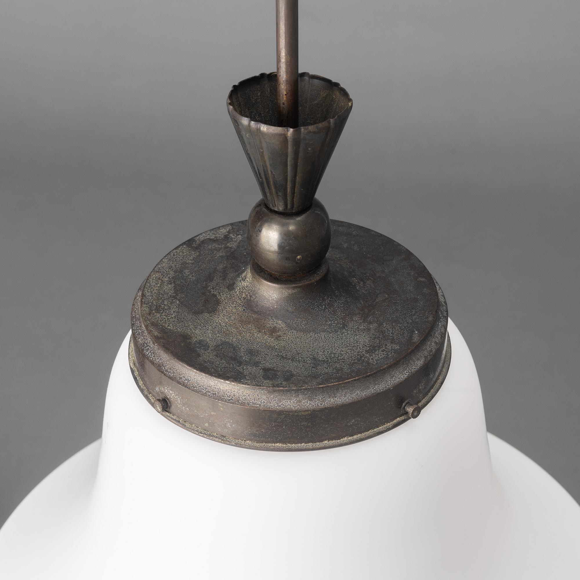 Harald Notini, a ceiling lamp, Arvid Böhlmarks Lampfabrik, Sweden, 1920s/30s.