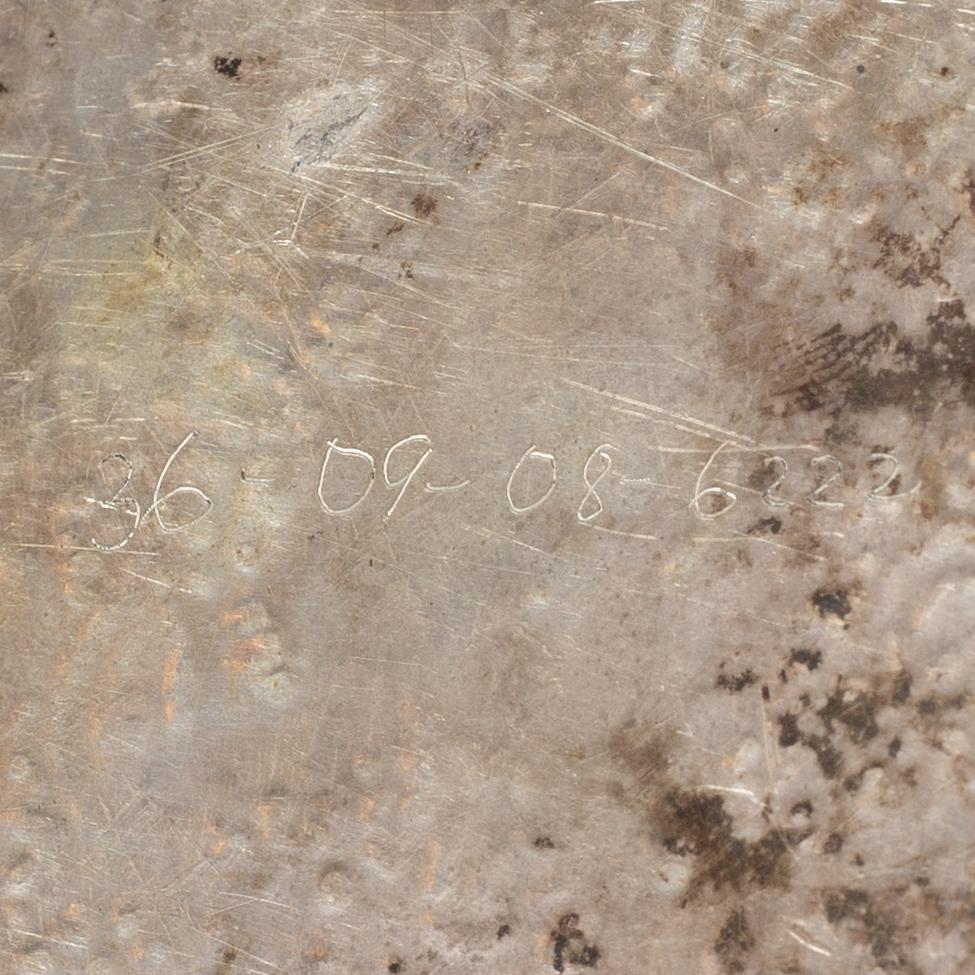 Six silver cups and tray, silver, Iran, 20th century.