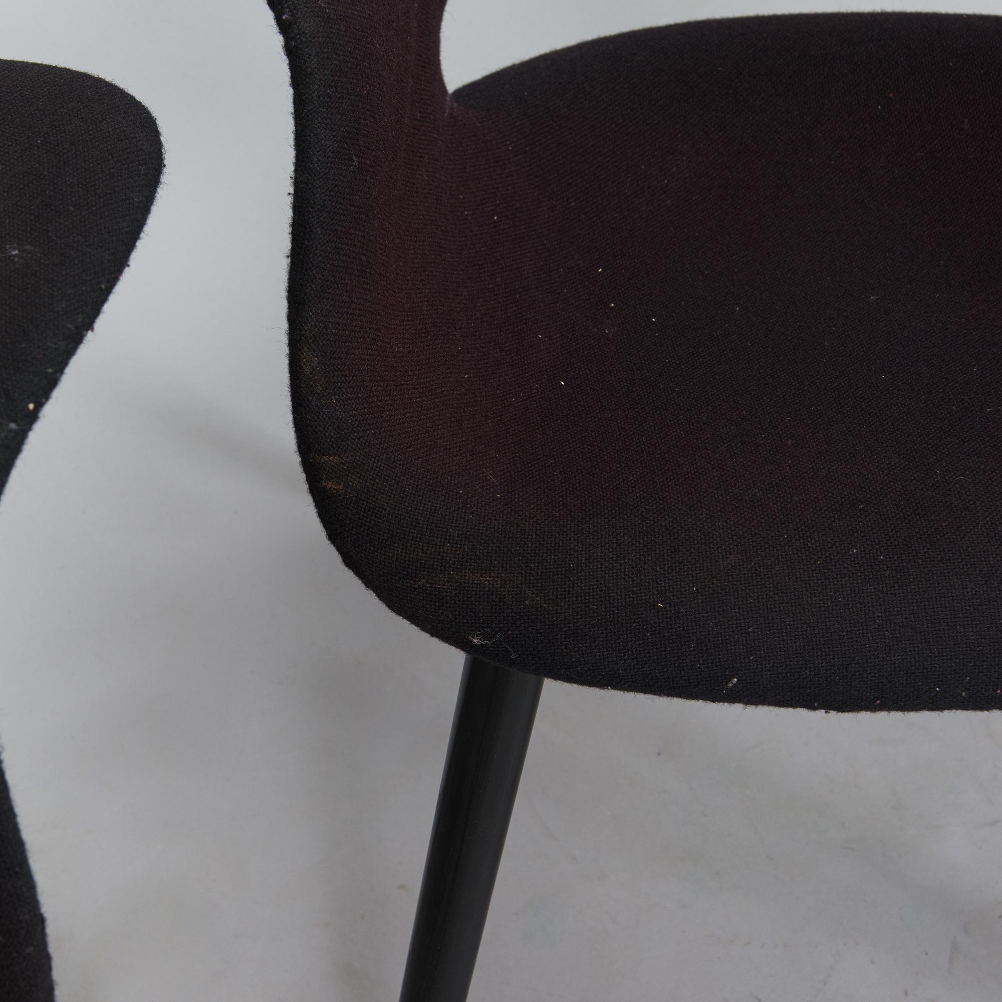 Charles Eames & Eero Saarinen, tuoleja 3 kpl "Organic Chair" Vitra.