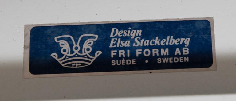 SOLSTOL MED SOLPARASOLL, Elsa Stackelberg, Fri Form, sent 1900-tal.