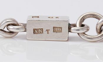 ARMBAND, sterlingssilver, Wiwen Nilsson, Lund 1958.