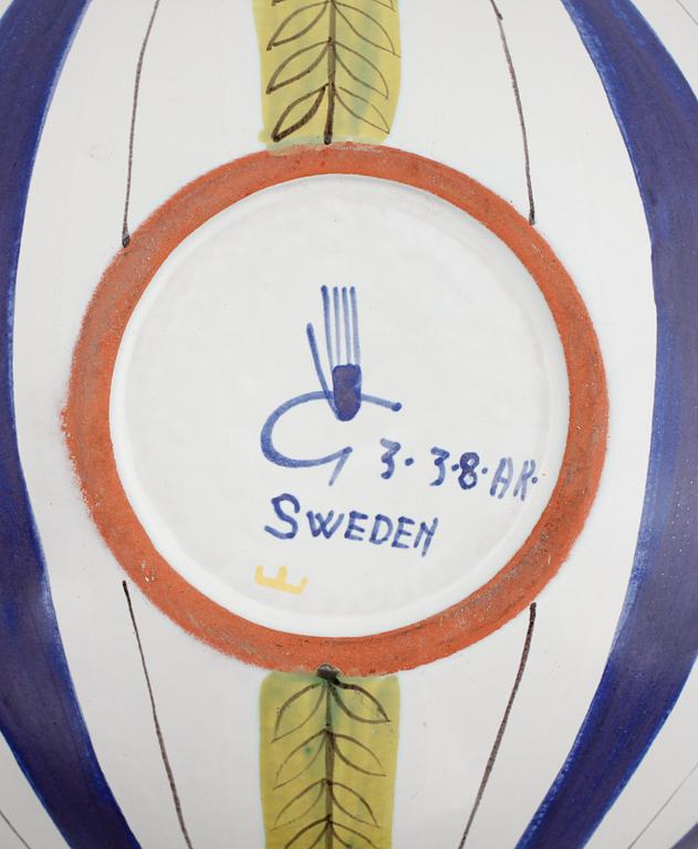 SKÅL, fajans, Stig Lindberg, Gustavsberg.
