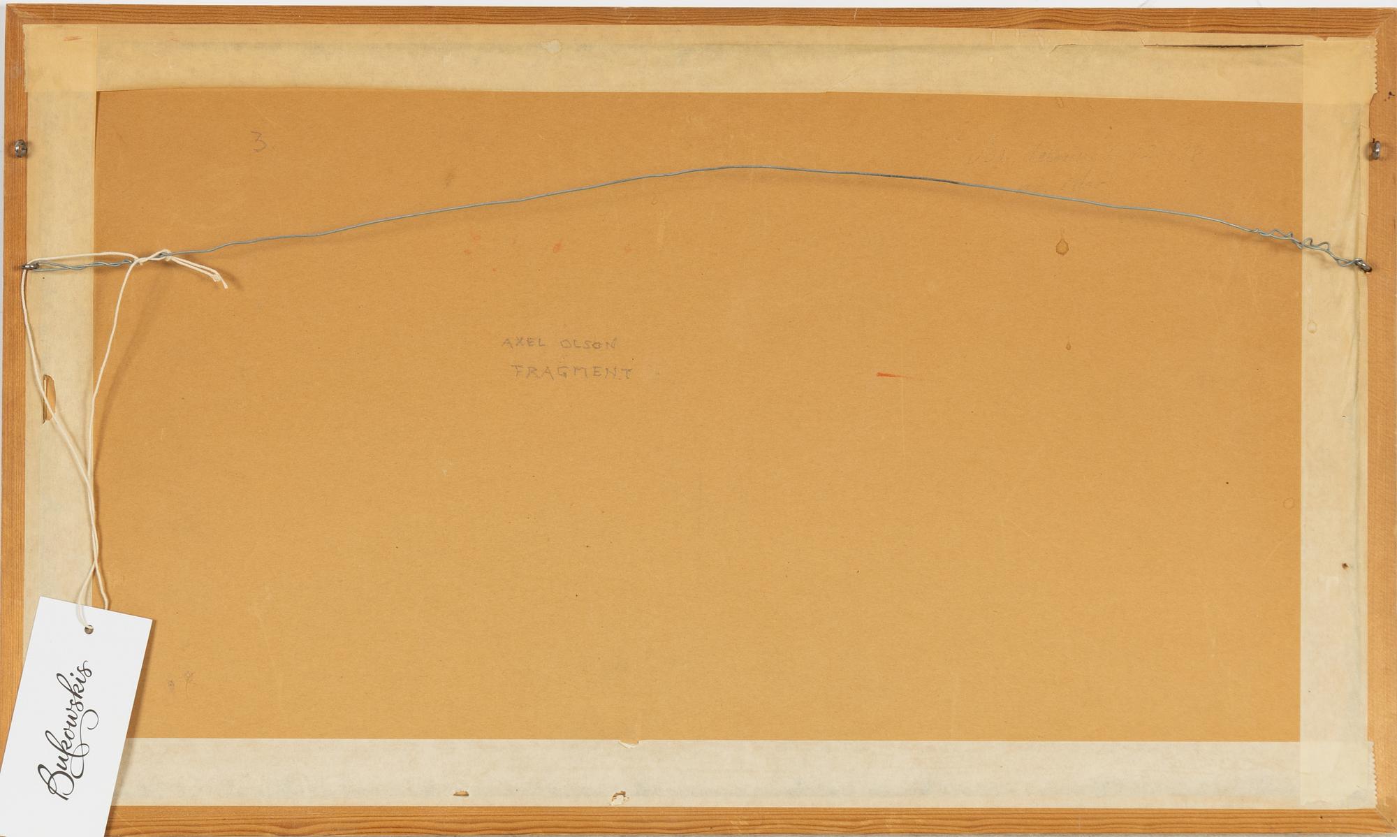 Axel Olsson, "Fragment".