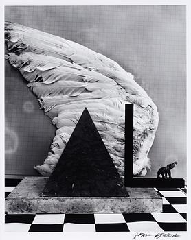Hans Gedda, "Stilleben med vinge, 1987".