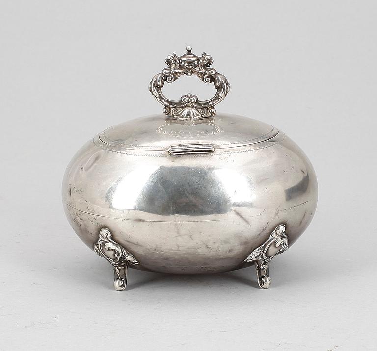 SOCKERSKRIN, låghaltigt silver, 1900-tal. Vikt ca 473 g.