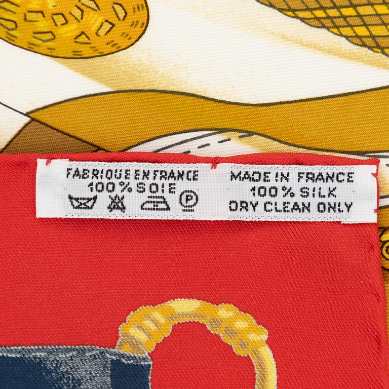 Hermès, scarf, "Soleil de soie".