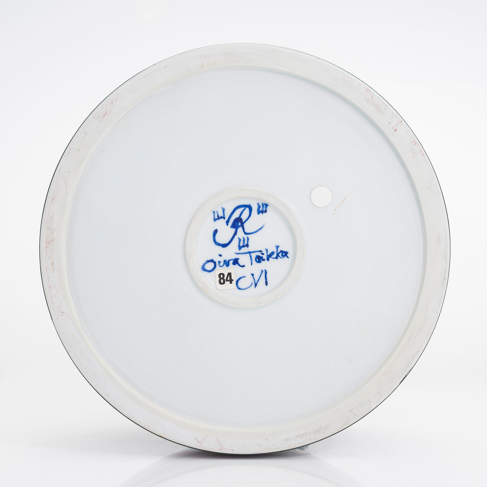Oiva Toikka, a unique,  porcelain sculpture signed Oiva Toikka Rörstrand CVI. 1994-1995.