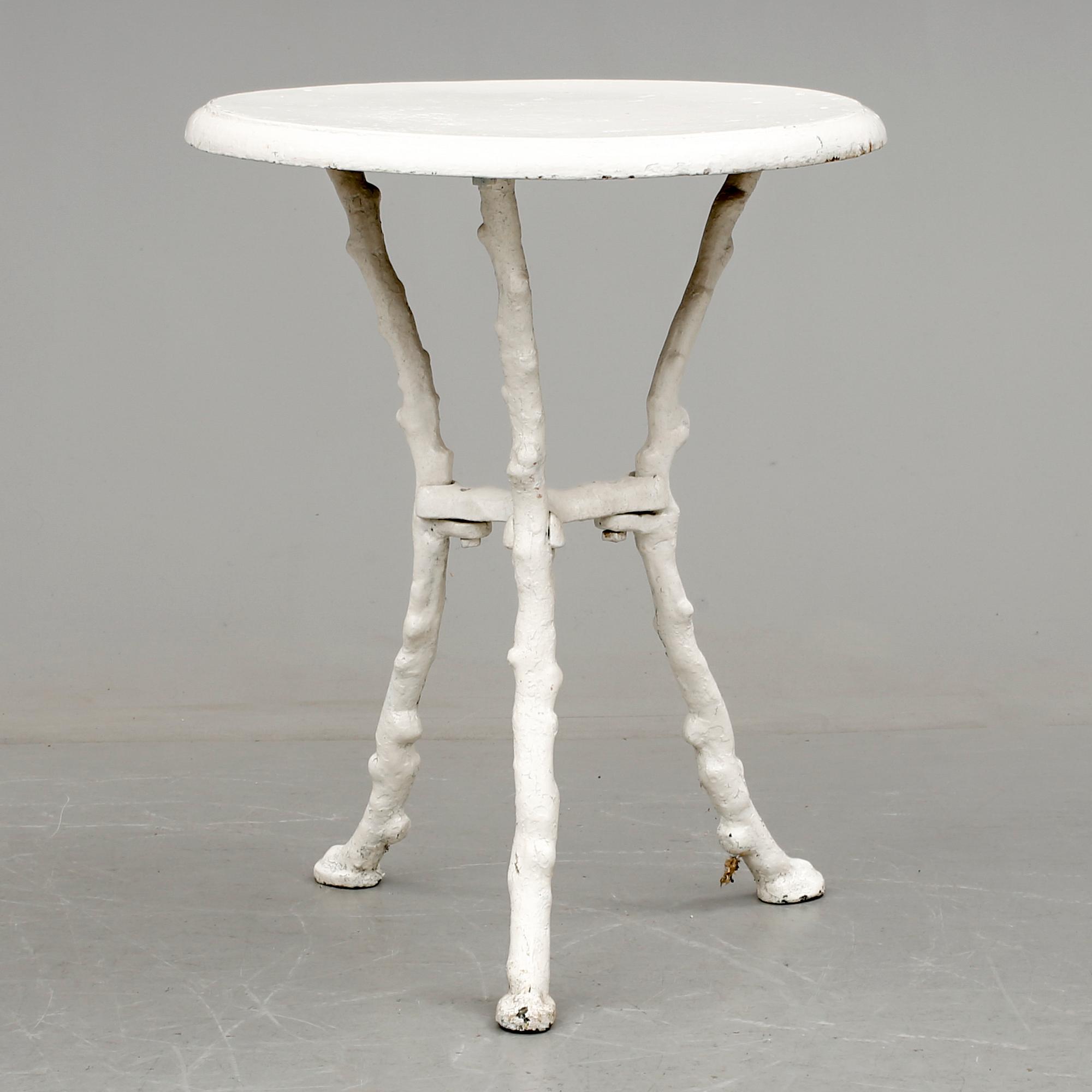 TRÄDGÅRDSBORD, gjutjärn, 1800-talets slut.