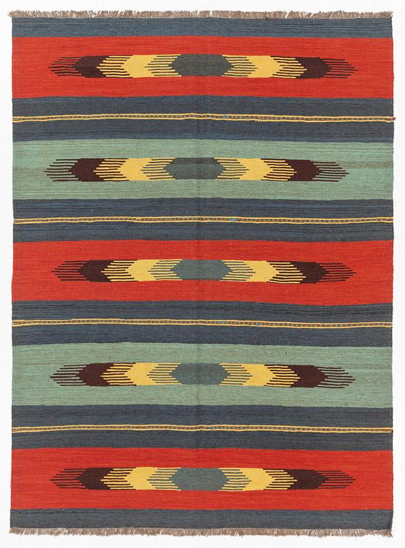 A kilim rug, c 242 x 181 cm.