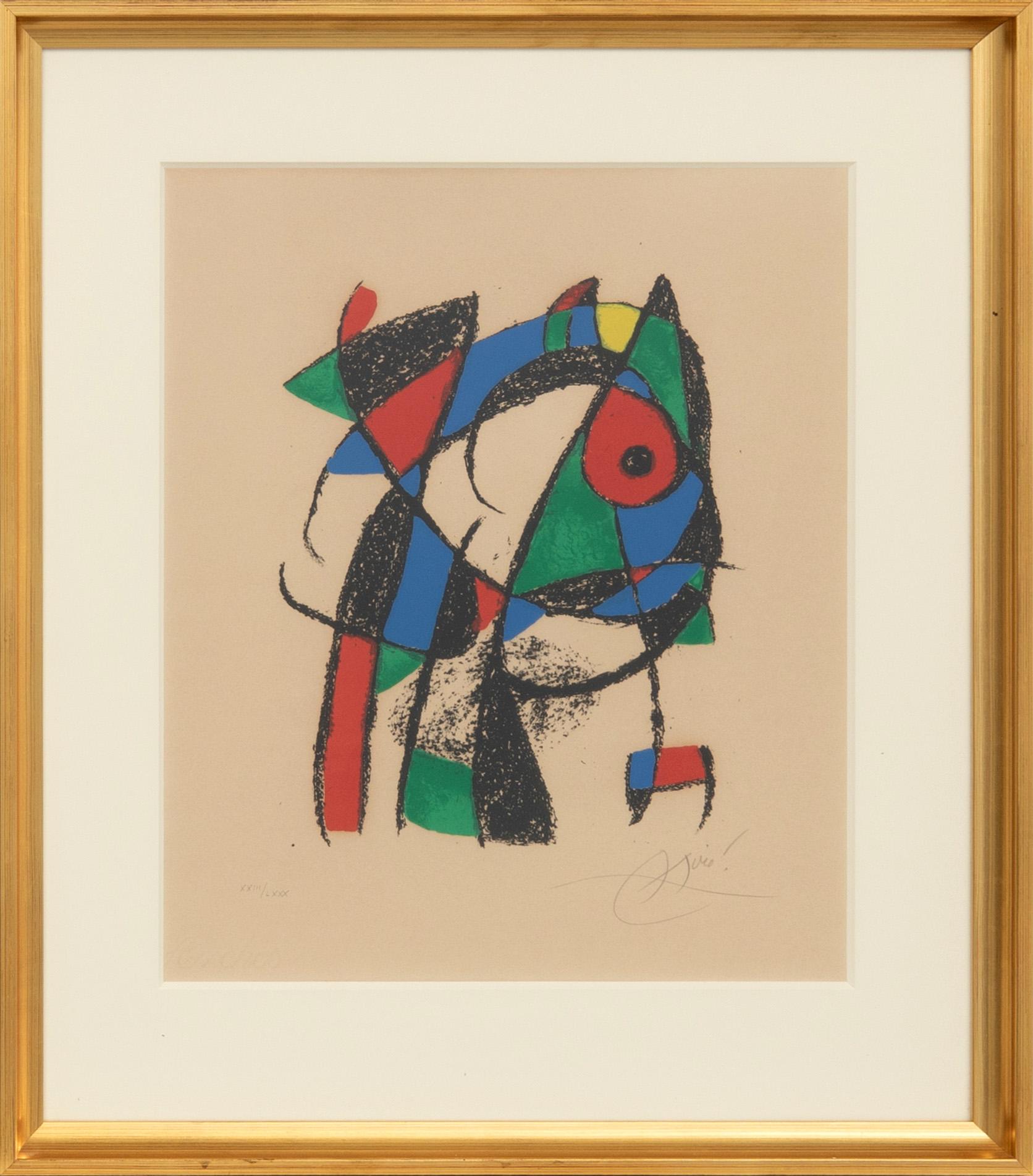 Joan Miró, Ur Lithographe II, utan titel.