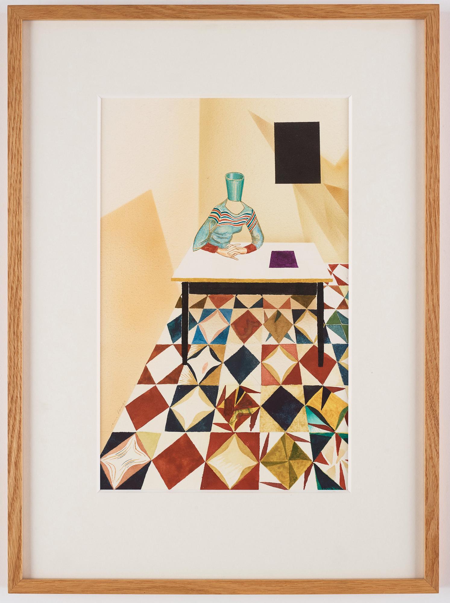 Jens Fänge, "Patrick Modiano (version of the Nobel Prize diploma 2014)".