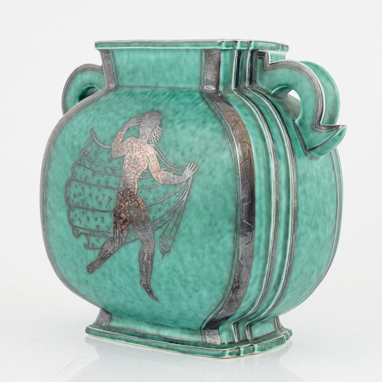 Wilhelm Kåge, vas, stengods, "Argenta", Gustavsberg.