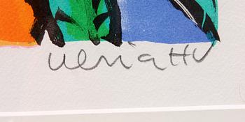 ULRICA HYDMAN-VALLIEN, färglitografi, sign och numr 277/290.