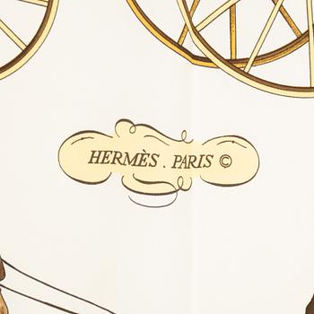 Hermès, scarf, "Coach & Saddle".
