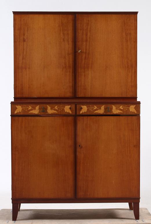 SKÅP, Carl Malmsten, 1940/1950-tal, brickmärkt "AB JO CARLSSONS MÖBELINDUSTRI VETLANDA".