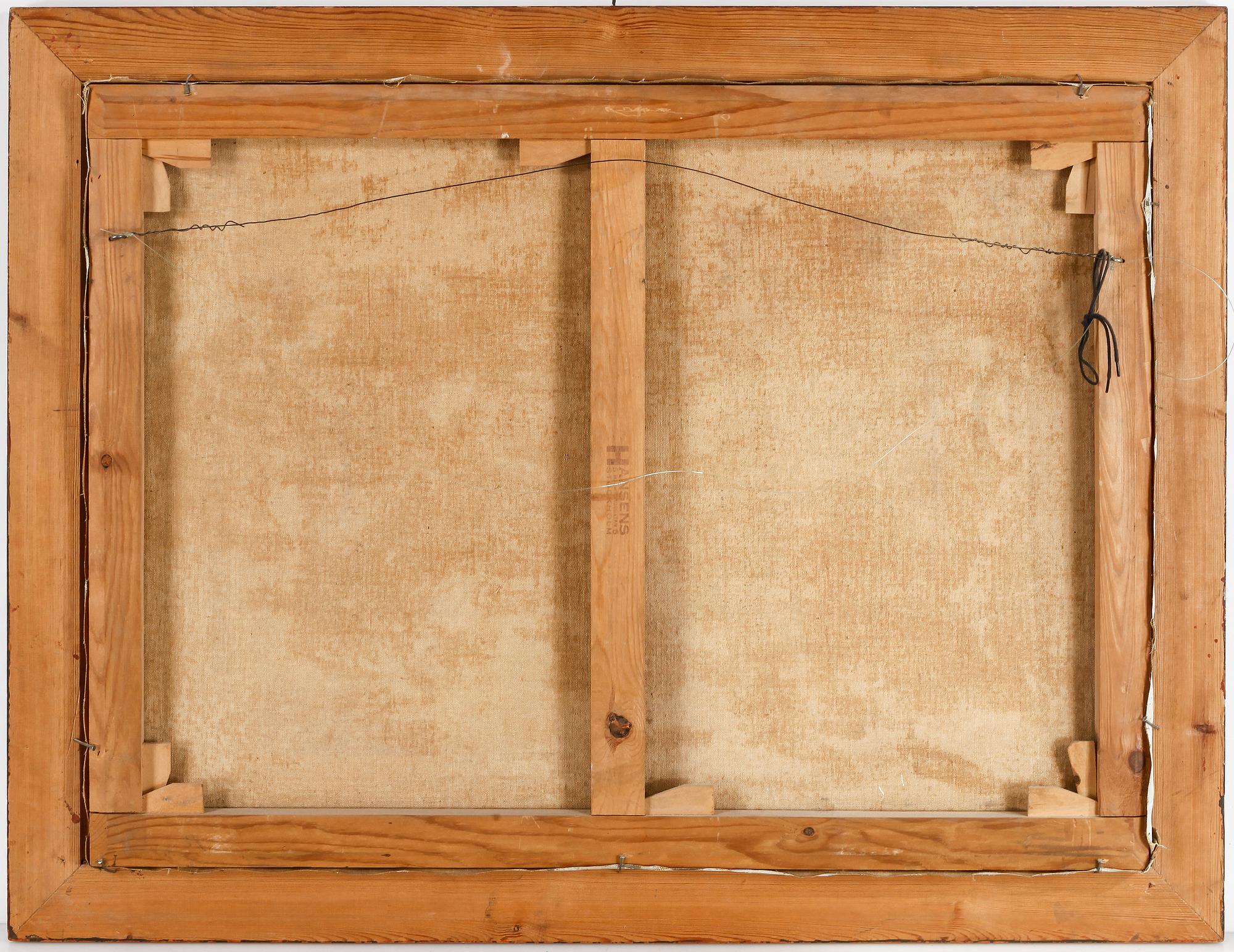 EDIT FISCHERSTRÖM, olja på duk, signerad och daterad 1930.