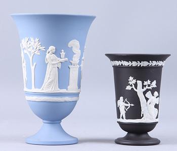 VASER, 2 st, Jasperware, Wedgewood.
