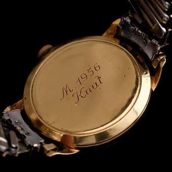 ARMBANDSUR, 18 k guld, Omega, 1950-tal.