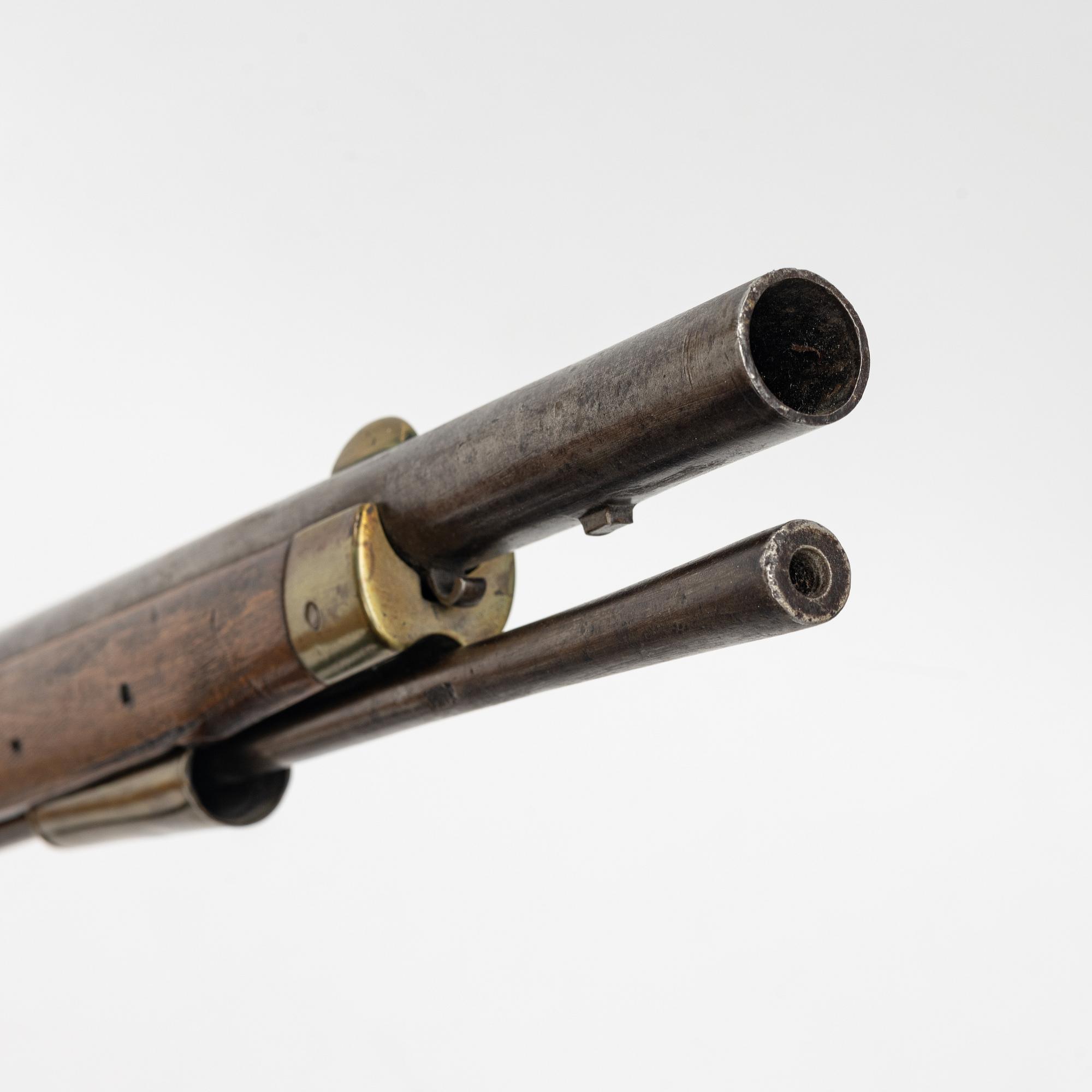 Flintlock rifle, converted to percussion lock, Norwegian model m/1774-1841 (?).