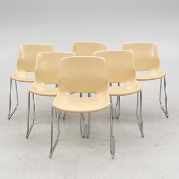 Svante Schöblom, chairs, 6 pcs, "Snille", 1970s.