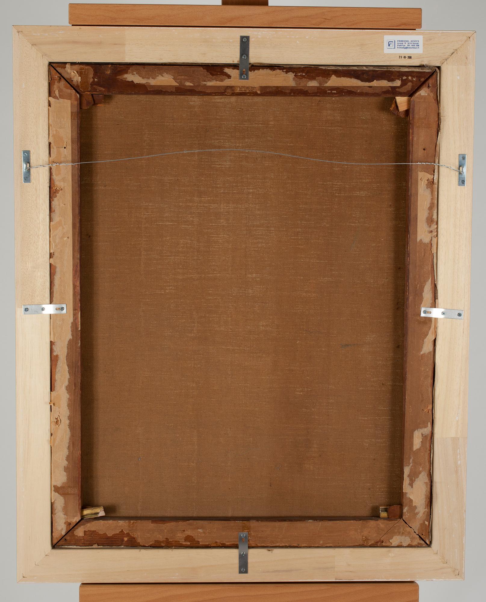 HELMI BIESE, olja på duk, signerad.