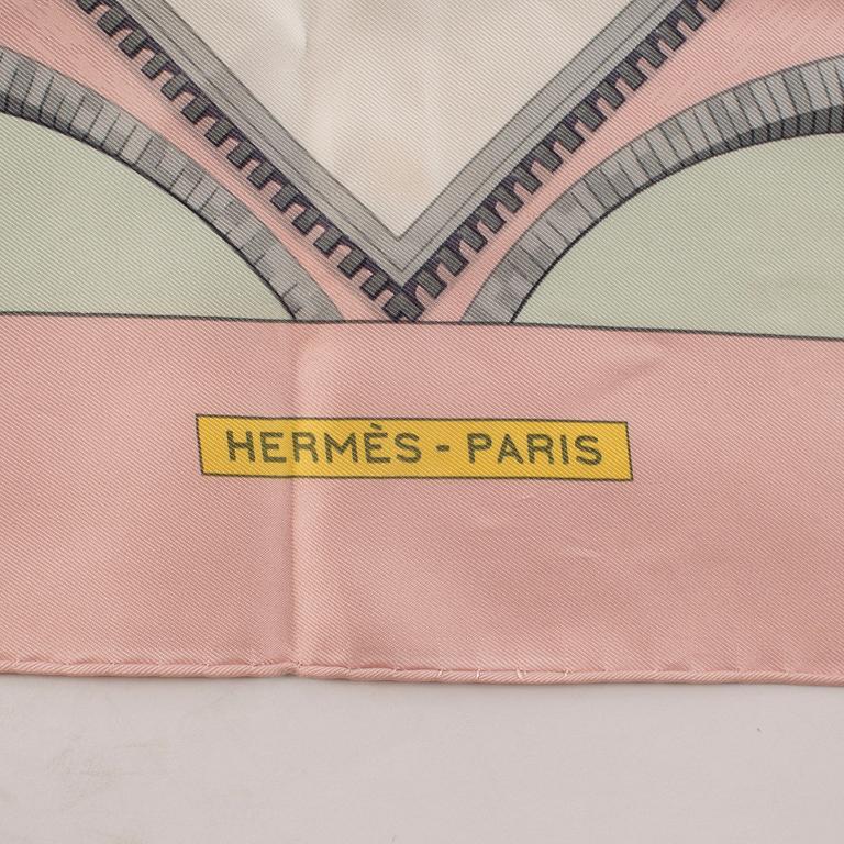 HERMÈS, "Bordeaux Porte Océane", scarf.