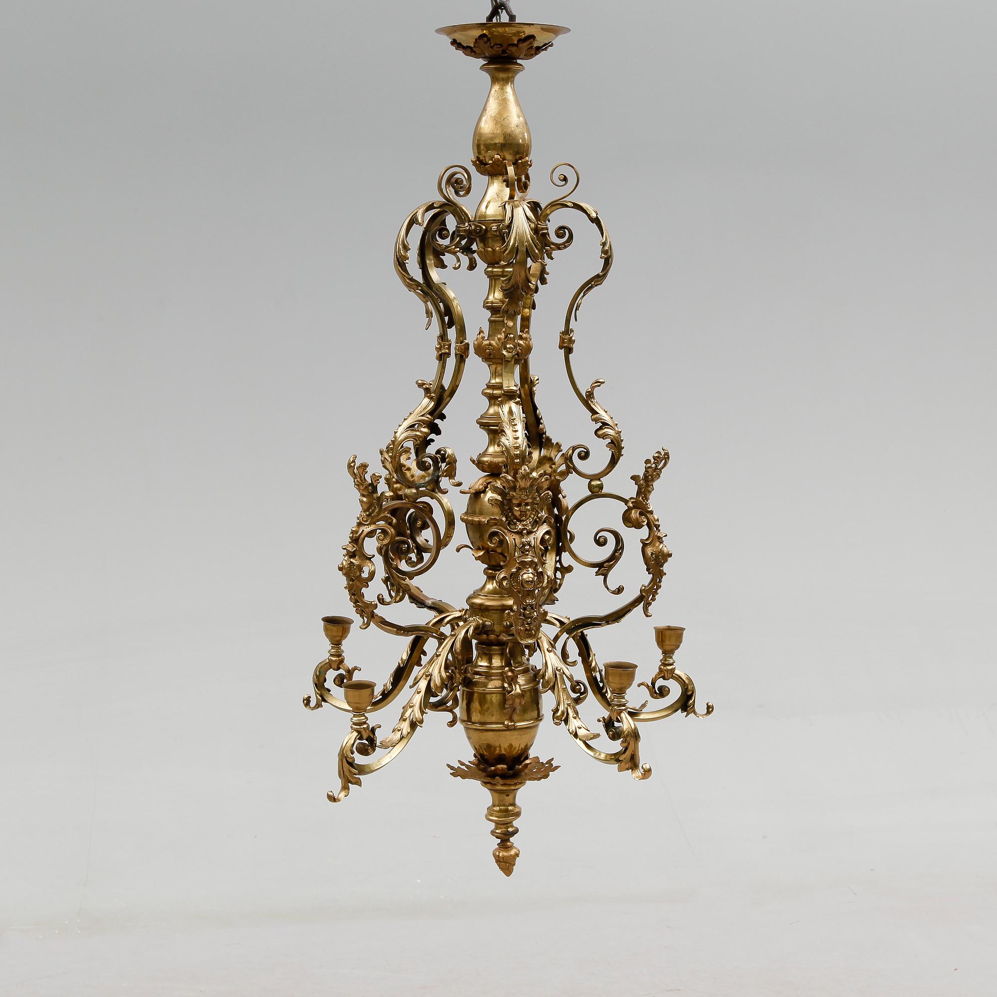 LJUSKRONA, Frankrike, 1900-talets första hälft. Höjd 109 cm.