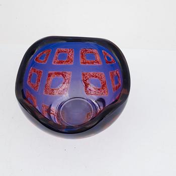 Sven Palmqvist, a "Ravenna" glass bowl, Orrafors, Sweden, 1977.