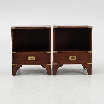 A pair of bedside tables, second half of the 20th Century.