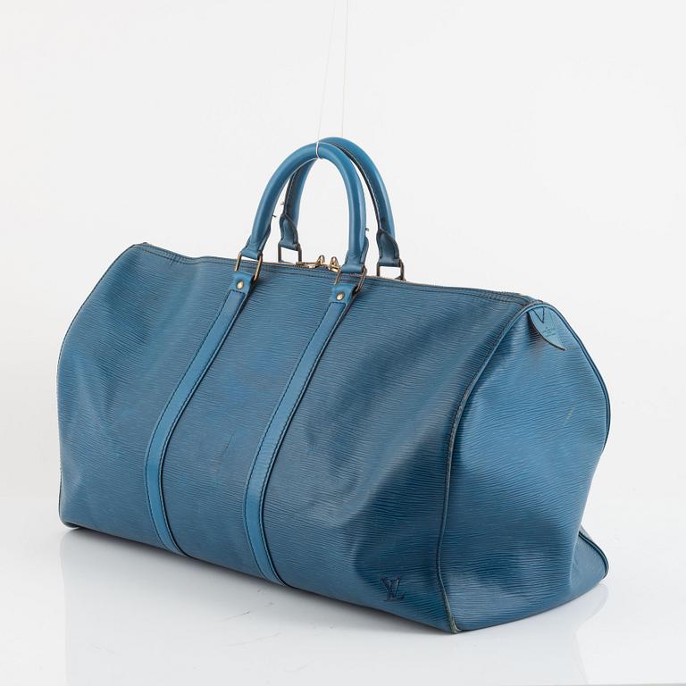 Louis Vuitton, weekendbag "Keepall Epi 50", 1989.