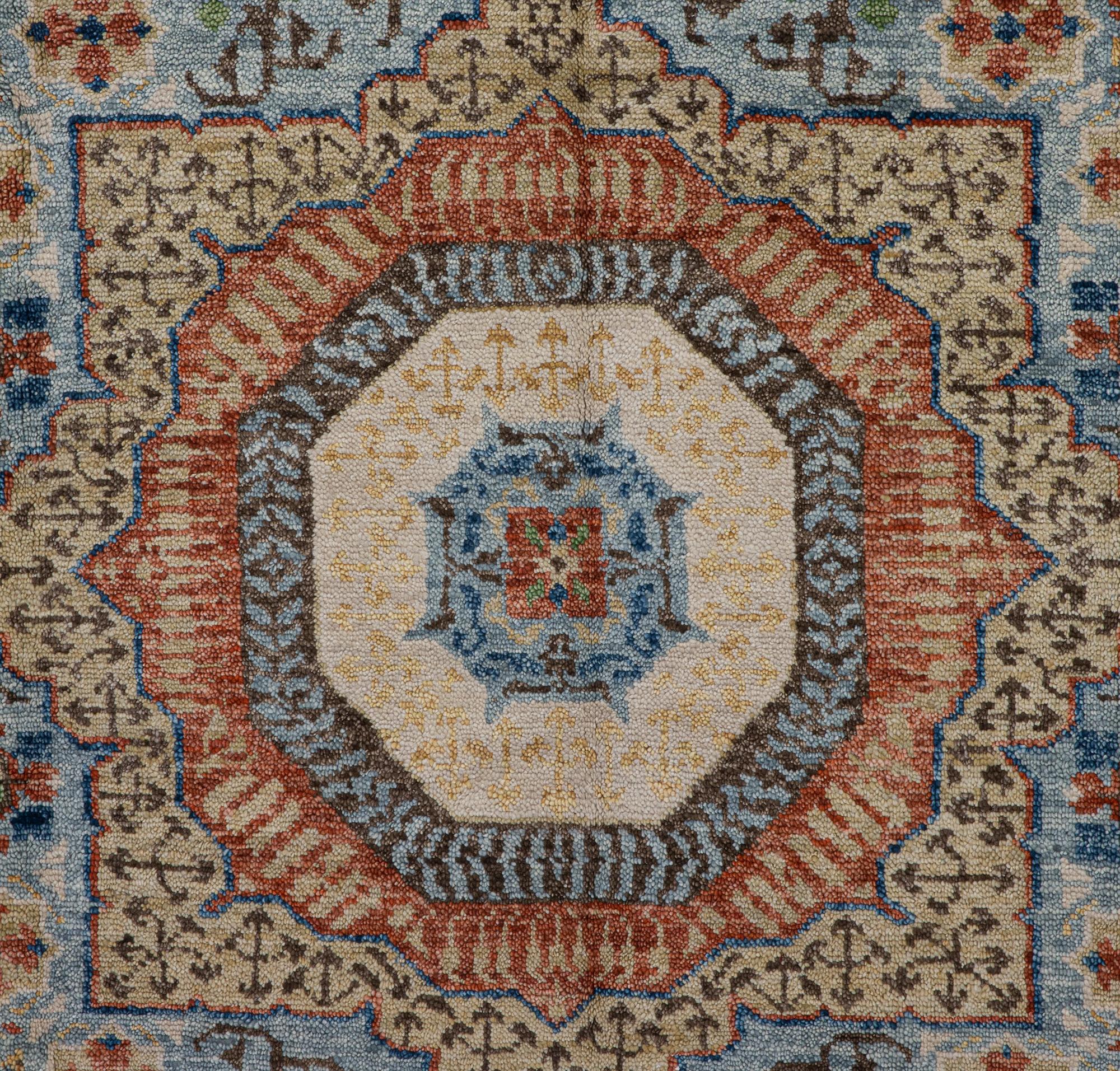 A carpet, Mamluk Design, ca 364 x 254 cm.
