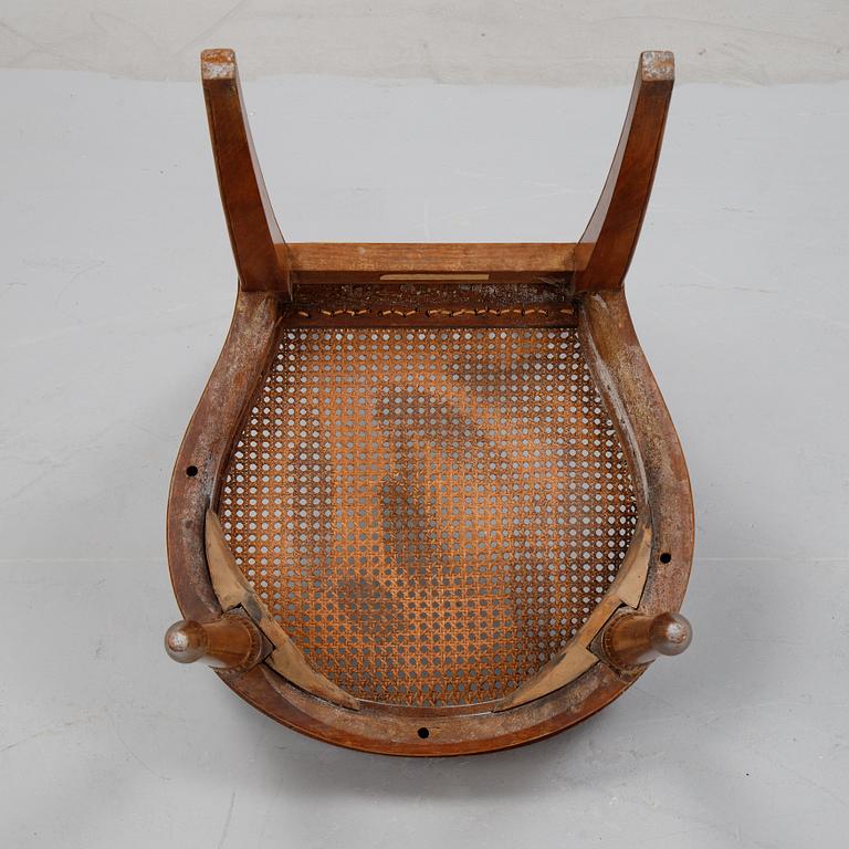 A set of four mahogany chairs, by Georges Jacob (Paris 1739-1814).