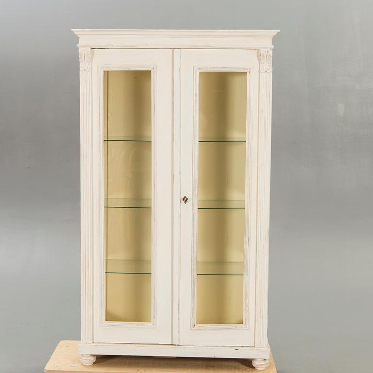 A painted display cabinet first half of the 20th century.