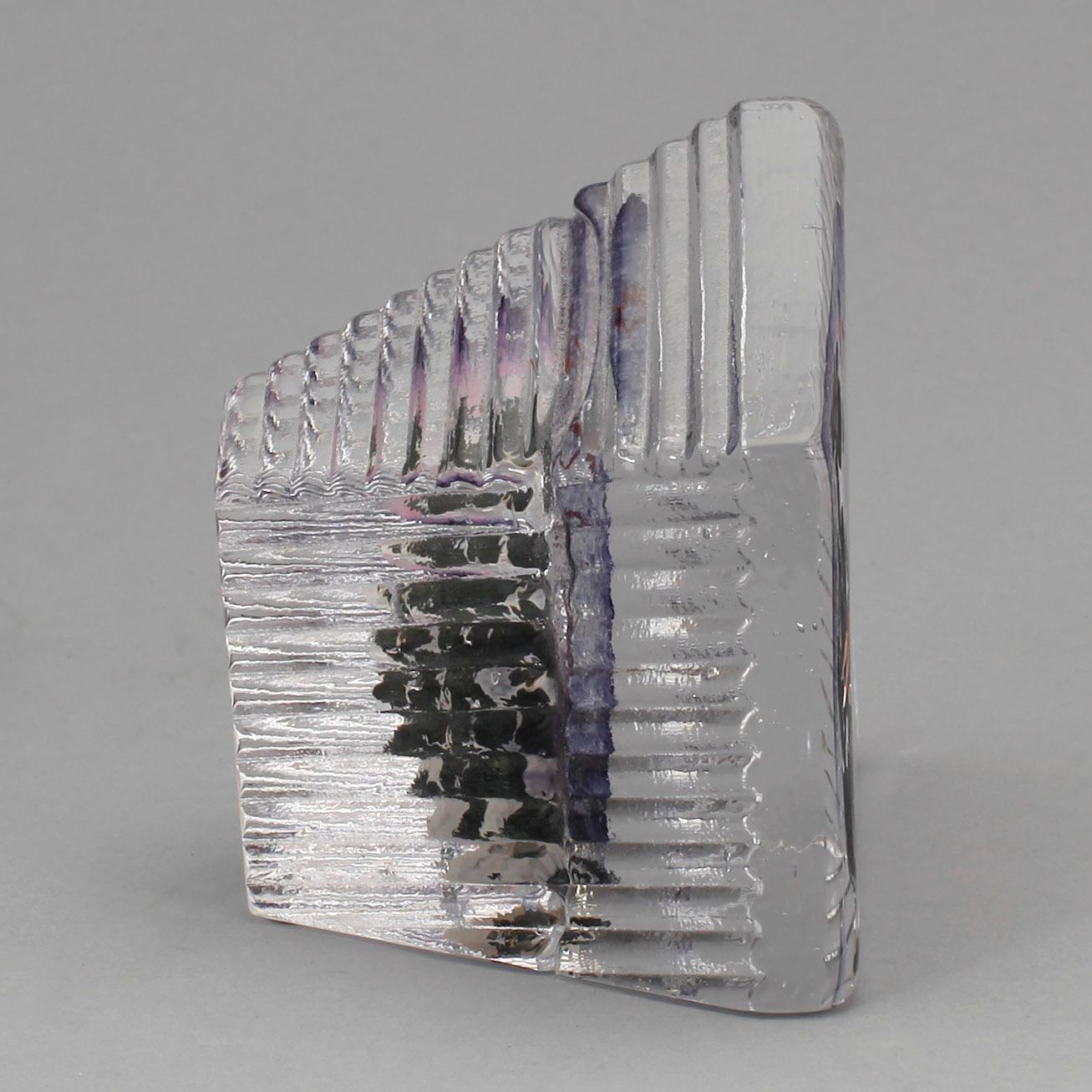 BERTIL VALLIEN, glasskulptur, signerad, Kosta Boda atelier.