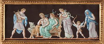 SPEGEL, segustaviansk, omkring år 1800.