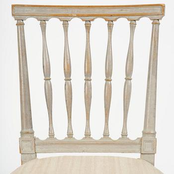 A pair of Gustavian chairs by C. J. Wadström (master in Stockholm 1788-1816).