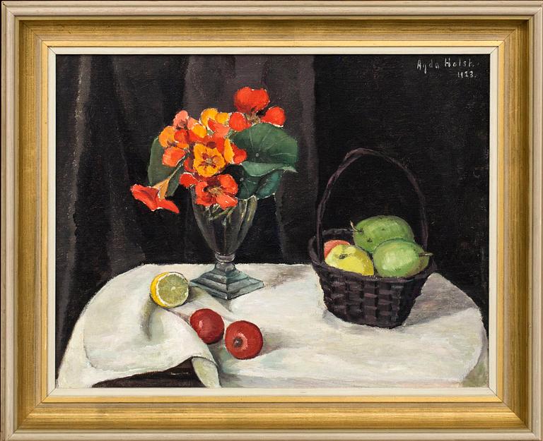 AGDA HOLST, oil on canvas, signed and dated 1923.