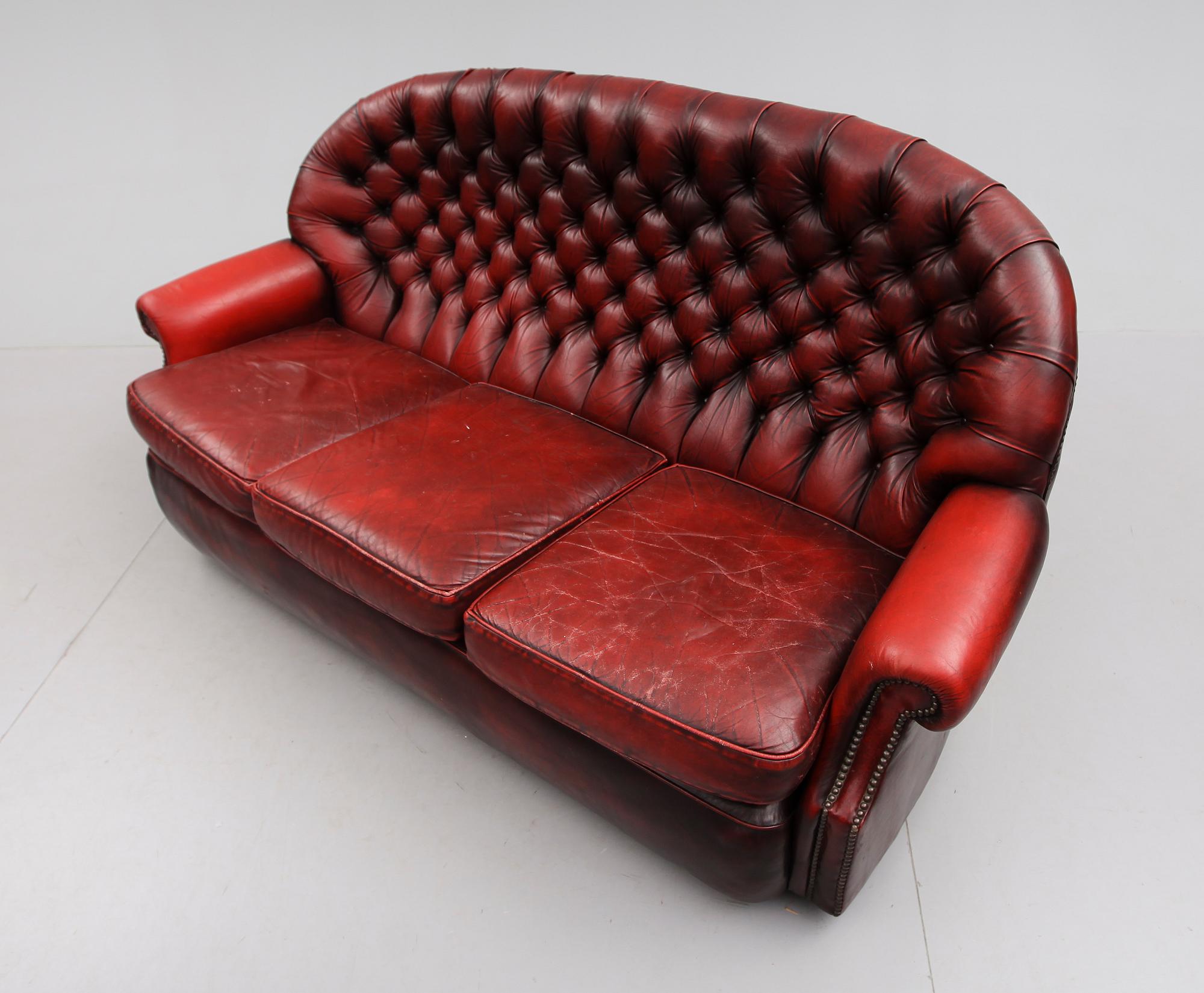SOFFA, Chesterfieldmodell, 1900-talets andra hälft.