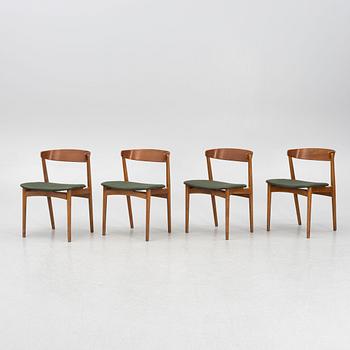 A set of four Scandinavian chairs, 1950's/60's.