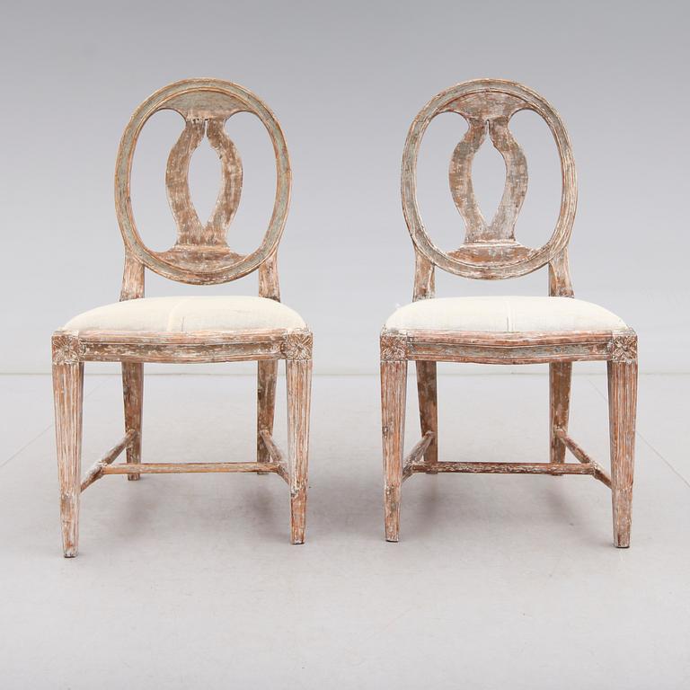 STOLAR, 1 par, gustavianska, 1700-talets slut.